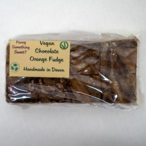 vegan chocolate orange fudge